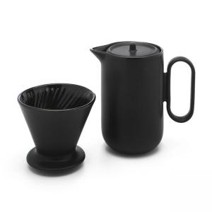 LEOPOLD VIENNA Сет за кафе “Palermo“ 2 части - 900 мл. - черен