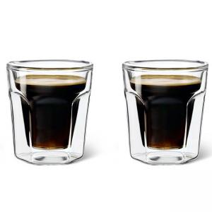 LEOPOLD VIENNA Сет от 2 двустенни стъклени чаши - 100 мл.