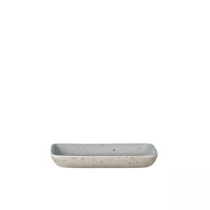 BLOMUS Правоъгълна чиния SABLO, S размер - цвят сив (Stone)
