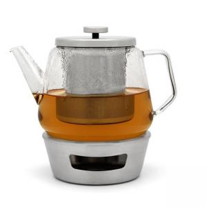 BREDEMEIJER Сет стъклен чайник “BARI“ с приставка за подгряване - 1,5 л.