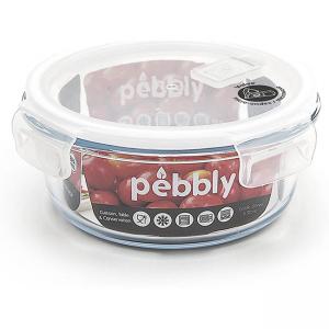 PEBBLY Кръгла стъклена кутия за храна - 950 мл.