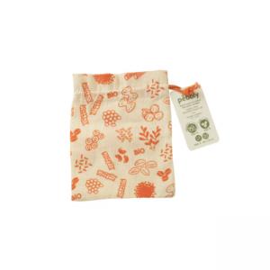 PEBBLY Многократна памучна торбичка за пазаруване - 15 х 20 см.