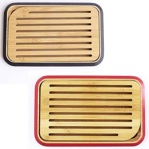 PEBBLY Бамбукова дъска за рязяне и сервиране на хляб 28х18