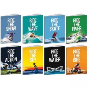 Тетрадка А4 Hard Top UV Ride the Sport, 40+2 л. ред, 80 г/м2