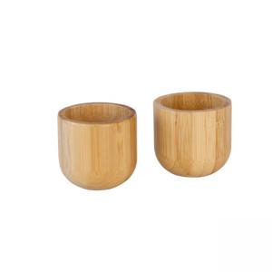 PEBBLY Бамбукови поставки за яйца - 2 части