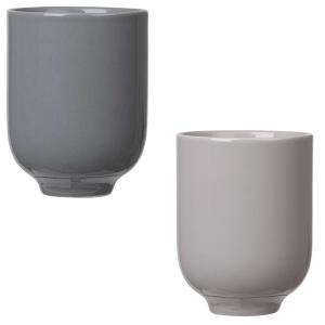 BLOMUS Комплект от 2 бр. двустенни чаши 250 мл цвят графит (Sharkskin)