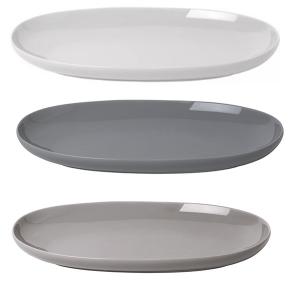 BLOMUS Овална чиния 18х30 см. - RO - цвят графит (Sharkskin)