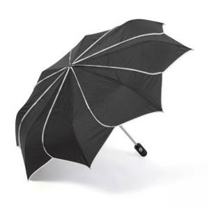 Чадър PIERRE CARDIN – черен с бели кантове