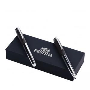 Комплект ролер и химикалка Prestige Chrome Black