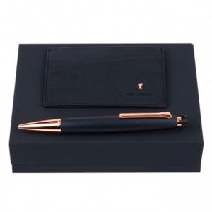 Комплект визитник и химикалка Chronobike Navy