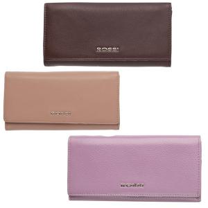 Дамско портмоне цвяр патладжан - ROSSI