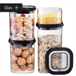 GEFU Сет от 4 бр. стъклени канистери с херметическо затваряне “PANTRY“