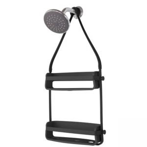 UMBRA Двоен органайзер за баня “FLEX“ - черен