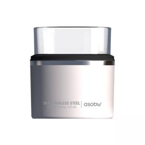 ASOBU Чаша с термоизолираща основа “WHISKEY KUZIE“ - цвят бял