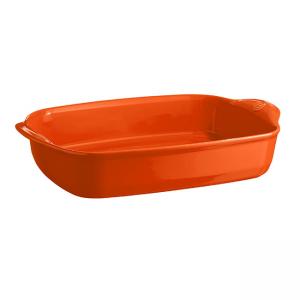Керамична тава "INDIVIDUAL OVEN DISH"- 22х15см - цвят оранжев