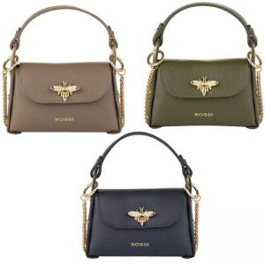 Дамска чанта цвят Тъмно син – ROSSI