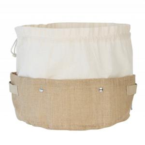 PEBBLY Панер за съхранение с торбичка размер M - 27 x 20 x 12 см.