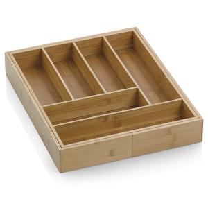 KELA Бамбуков разтегателен органайзер за прибори за чекмедже “Kalma“ - 35-58x43 см.