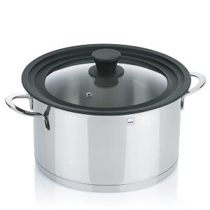 KELA Универсален стъклен капак със силиконов кант “Concetta“ - Ø 28/30/32 см.