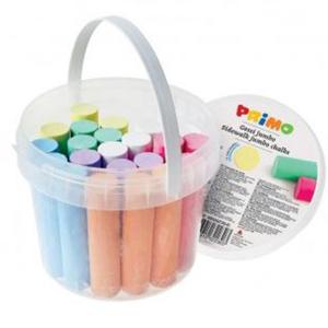 Тебешир цветен Jumbo кръгъл, 22 бр. в кофичка