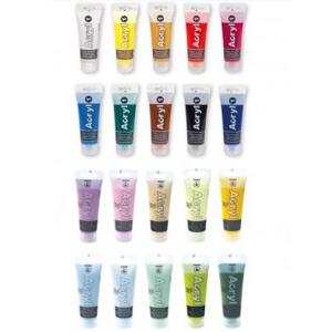 Акрилна боя 75 мл, в пластм.тубички