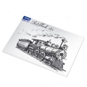 Скицник A3, 150 г/м2, 25 л, за молив, въглен, пастел, сухи техники