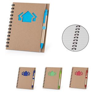 Тефтер с химикалка в комплект "Уютен дом"