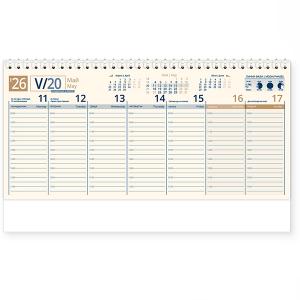 Планер 31/14,6 см с дати, цветна горна корица и екрю тяло, богата информационна част