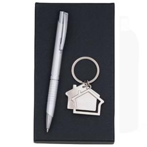 Комплект химикалка и ключодържател в кутия