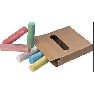 Комплект цветни тeбешири - 6 броя