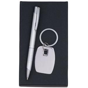 Комплект химикалка и ключодържател в кутия