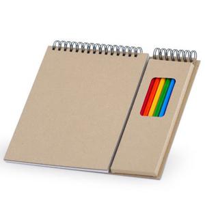 Еко тефтер в комплект с моливи