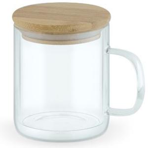 Стъклена чаша с капак