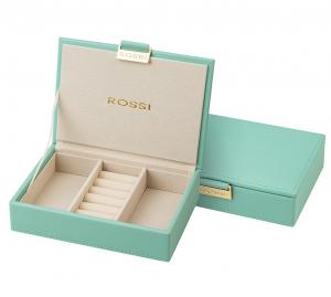 Кутия за бижута цвят мента - ROSSI (малка)