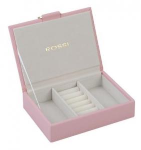 Кутия за бижута цвят пудра - ROSSI (малка)
