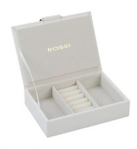 Кутия за бижута в бял цвят - ROSSI (малка)