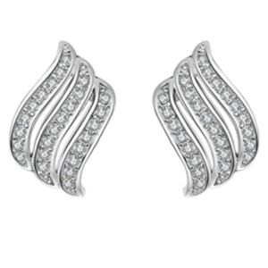 Сребърни обеци "Ангелски крила"