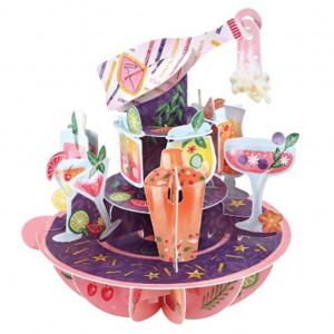 3D Картичка Birthday Cocktail, Pirouettes