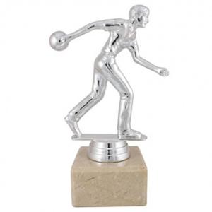 Сребърна статуетка Боулинг