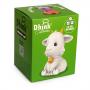 Малка лампа за детска стая Dhink® - Коза, бяла