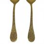 HERDMAR Прибори за салата “BETTY“- 2 части - позлатени мат