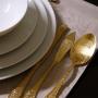 HERDMAR Прибори за хранене “SANTAMARTA“- 24 части - позлатени мат