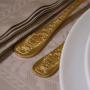 HERDMAR Прибори за хранене “SANTAMARTA“- 24 части - позлатени мат
