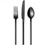 HERDMAR Прибори за хранене “DESIRE“- 24 части - черен мат