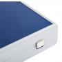 Табла Manopoulos LEATHERETTE с отделения 48х30 см, морскосиня екокожа
