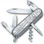 Швейцарски джобен нож Victorinox Spartan, бял прозрачен, блистер