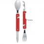 Комплект за хранене Akinod Multifunction Cutlery 13H25, Red Aluminium
