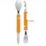Комплект за хранене Akinod Multifunction Cutlery 13H25, Orange Aluminium