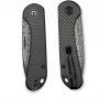 Джобен нож CIVIVI Elementum Slip Joint Twill Carbon Fiber / Damascus
