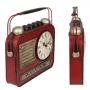 Метална кутия за ключове, радио с часовник